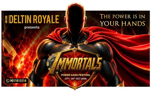 Deltin Unveils ‘IMMORTALS’ 2026 A week of poker, prizes and celebration at Deltin Royale, Goa