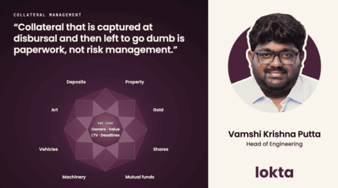 Lokta launches collateral management that prices the security daily, and names Vamshi Krishna Putta Head of Engineering